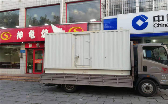 多宝镇出租发电机施工案例
